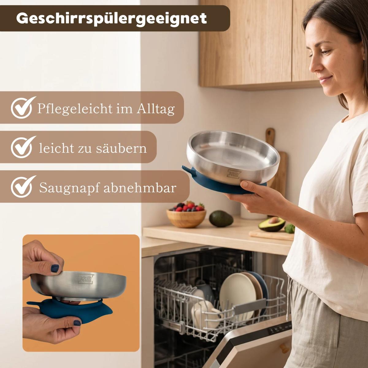 Tiefer Rilli Teller Petrol - Thumbnail 3
