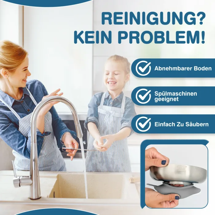 Tiefer Rilli Teller grau -  B-Ware – Bild 5